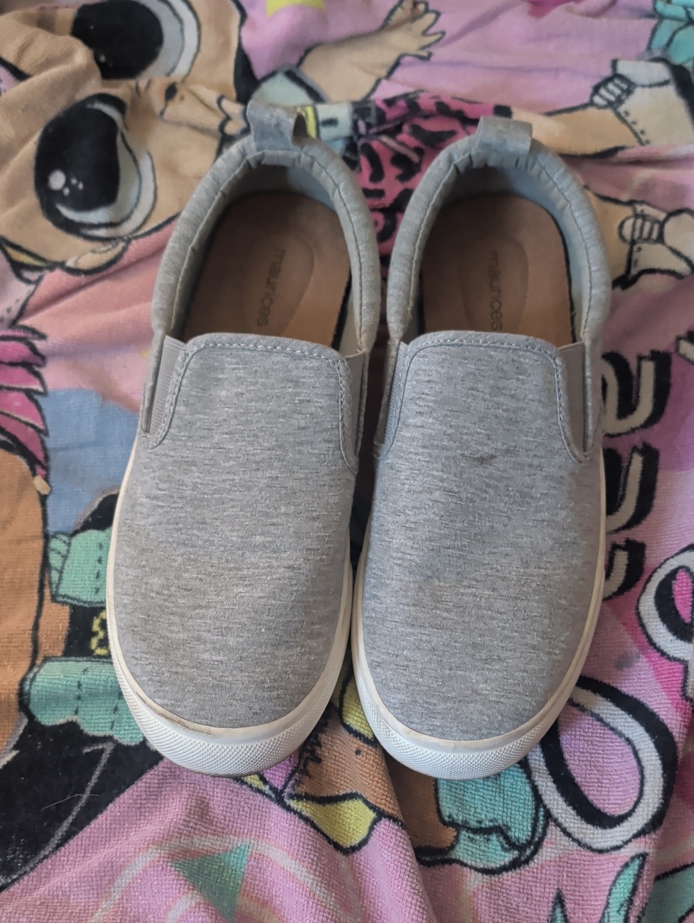 Gymboree Gray Slip-On Sneakers for Kids